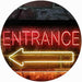 Entrance Left Arrow LED Light Sign - Way Up Gifts