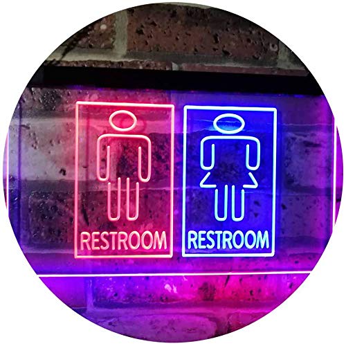 Male Female Restroom LED Light Sign - Way Up Gifts