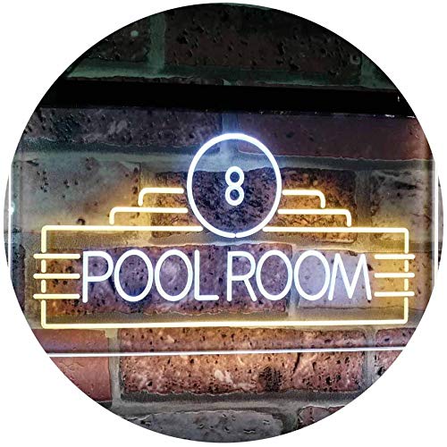 Billiards Pool Room LED Light Sign - Way Up Gifts