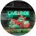 Motorcycle Live to Ride LED Light Sign - Way Up Gifts