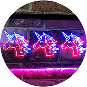 Three Unicorns LED Light Sign - LED Gift Works