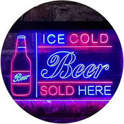 Ice Cold Beer Sold Here LED Light Sign - LED Gift Works