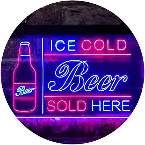 Ice Cold Beer Sold Here LED Light Sign - LED Gift Works