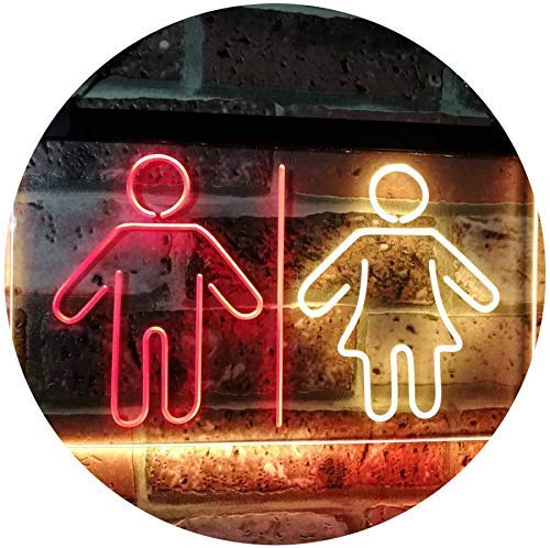 Men Women Bathroom Restroom LED Light Sign - Way Up Gifts