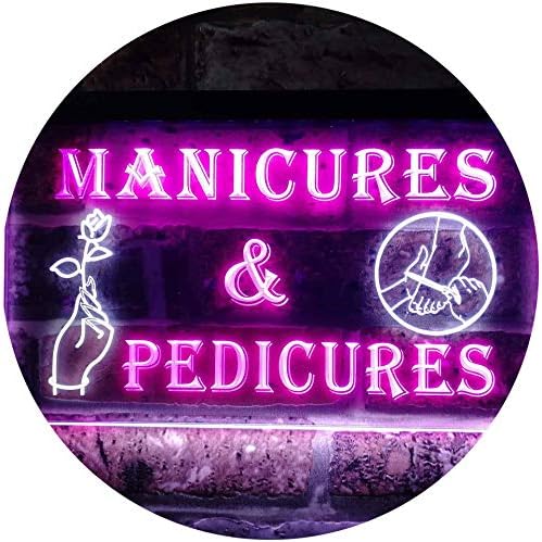 Manicures and Pedicures LED Light Sign - LED Gift Works