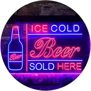 Ice Cold Beer Sold Here LED Light Sign - LED Gift Works
