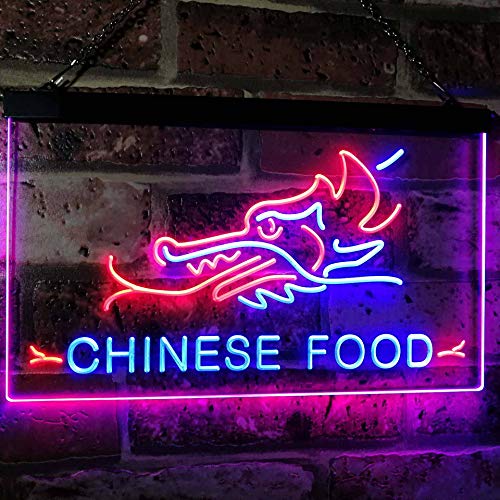Restaurant Dragon Chinese Food LED Light Sign - Way Up Gifts
