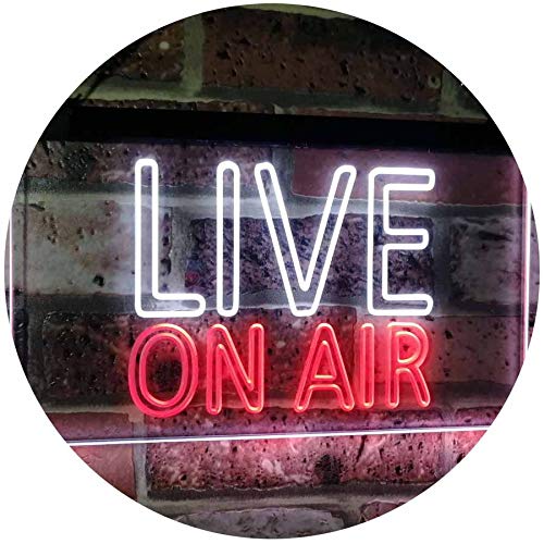 Live On Air Recording Studio LED Neon Light Sign - Way Up Gifts