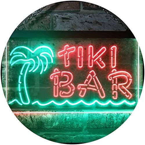 Tiki Bar Palm Tree LED Light Sign - Way Up Gifts