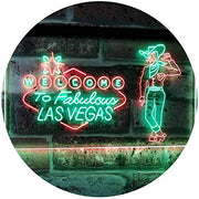 Cowboy Welcome to Las Vegas LED Light Sign - LED Gift Works