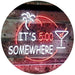 Cocktails It's Five O'Clock Somewhere LED Light Sign - Way Up Gifts