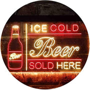 Ice Cold Beer Sold Here LED Light Sign - LED Gift Works
