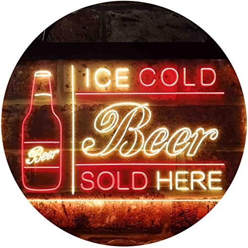 Ice Cold Beer Sold Here LED Light Sign - LED Gift Works