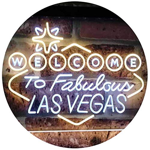 Welcome to Fabulous Las Vegas LED Light Sign - LED Gift Works