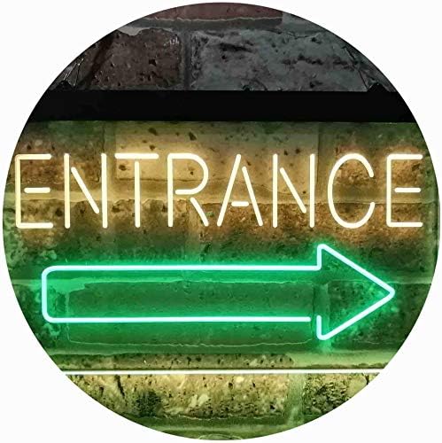 Entrance Right Arrow LED Light Sign - LED Gift Works