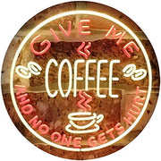 Give Me Coffee LED Light Sign - LED Gift Works