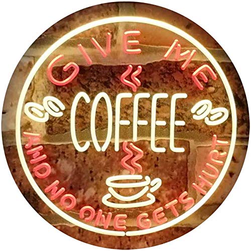 Give Me Coffee LED Light Sign - LED Gift Works