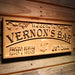 Personalized Welcome Bar Custom Wood Sign 3D Engraved Wall Plaque - Way Up Gifts