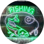 Fishing Camp Cabin LED Light Sign - LED Gift Works