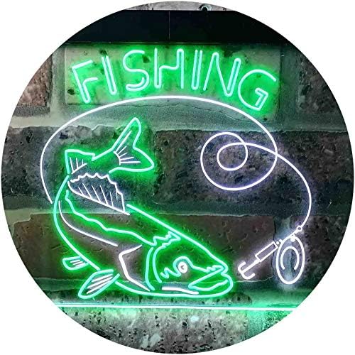 Fishing Camp Cabin LED Light Sign - Way Up Gifts