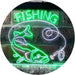 Fishing Camp Cabin LED Light Sign - Way Up Gifts