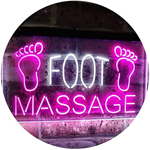 Foot Massage LED Light Sign - LED Gift Works