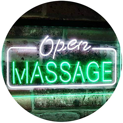 Open Massage LED Light Sign - Way Up Gifts