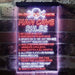 Man Cave Rule Game Room LED Light Sign - Way Up Gifts