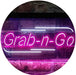 Grab n Go Food Take Away LED Light Sign - Way Up Gifts