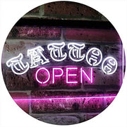 Tattoo Open LED Light Sign - LED Gift Works