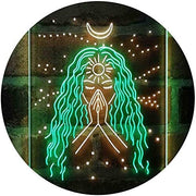 Psychic Girl Moon Star Bedroom Decoration LED Light Sign - LED Gift Works