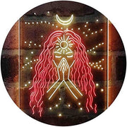 Psychic Girl Moon Star Bedroom Decoration LED Light Sign - LED Gift Works