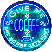 Give Me Coffee LED Light Sign - LED Gift Works