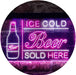 Ice Cold Beer Sold Here LED Light Sign - Way Up Gifts