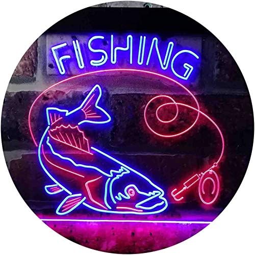 Fishing Camp Cabin LED Light Sign - LED Gift Works