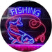 Fishing Camp Cabin LED Light Sign - Way Up Gifts