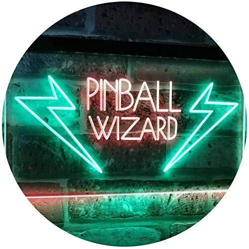 Arcade Game Room Pinball Wizard LED Light Sign - Way Up Gifts