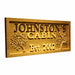Personalized Trees Cabin Custom Wood Sign 3D Engraved Wall Plaque - Way Up Gifts