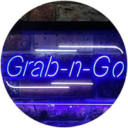 Grab n Go Food Take Away LED Light Sign - LED Gift Works