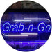 Grab n Go Food Take Away LED Light Sign - Way Up Gifts