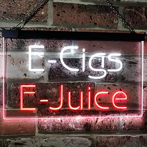 Vape Shop E-Cigs E-Juice LED Light Sign - LED Gift Works