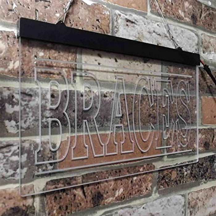 Orthodontist Braces LED Light Sign - Way Up Gifts