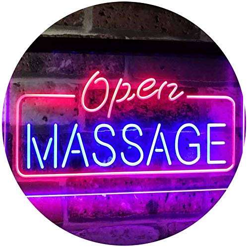 Open Massage LED Light Sign - Way Up Gifts