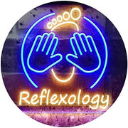 Foot Reflexology Massage LED Light Sign - LED Gift Works