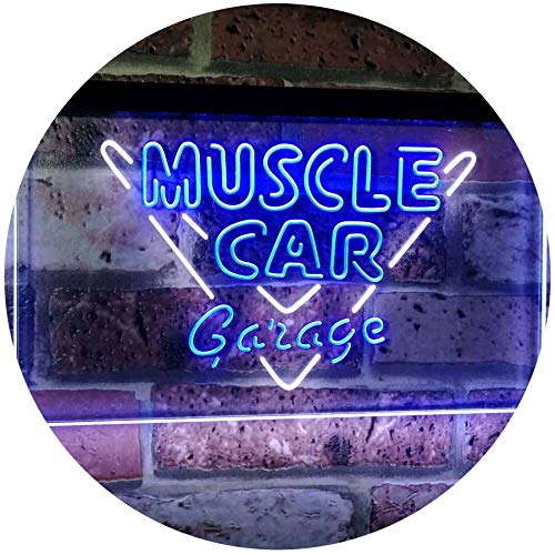 Muscle Car Garage LED Light Sign - LED Gift Works