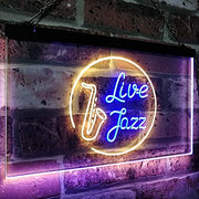 Music Live Jazz LED Light Sign - LED Gift Works