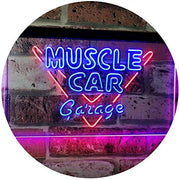 Muscle Car Garage LED Light Sign - LED Gift Works