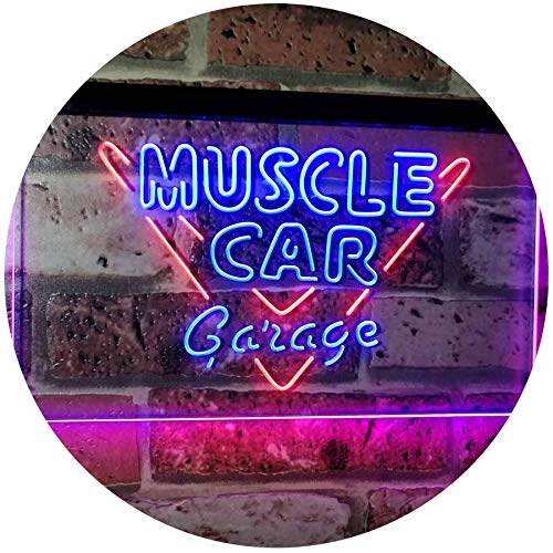 Muscle Car Garage LED Light Sign - LED Gift Works
