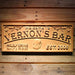 Personalized Welcome Bar Custom Wood Sign 3D Engraved Wall Plaque - Way Up Gifts