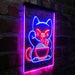 Maneki Neko Ramen Luck Cat LED Light Sign - Way Up Gifts